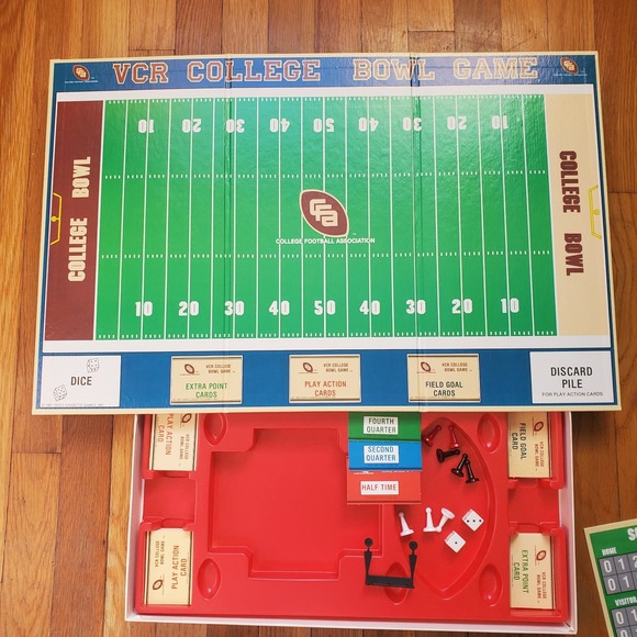 VCR college bowl game video cassette games board game vintage - Picture 6 of 6